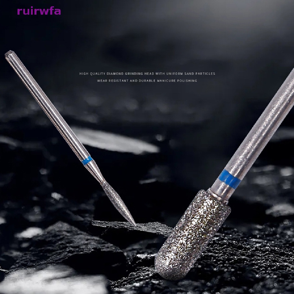 Set 6 Mũi Khoan Kim Cương Chuyên Dụng Cho Máy Mài Móng Tay Mới