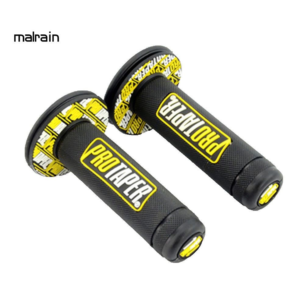 1 Cặp Vỏ Bọc Tay Lái Xe Máy Bằng Cao Su 7 / 8 Inch 22mm