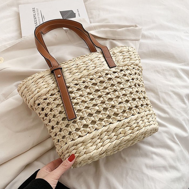 Túi Xách Đan Rơm Phong Cách Pháp Thời Trang Cho Nữ