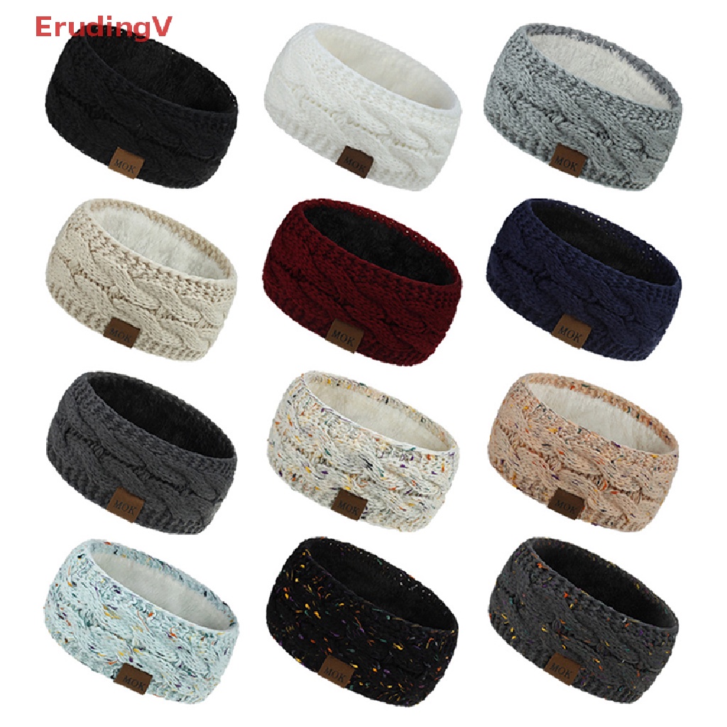 [ErudingV] Băng Đô Len Dệt Kim Rộng Giữ Ấm Tai Mùa Đông [Mới]