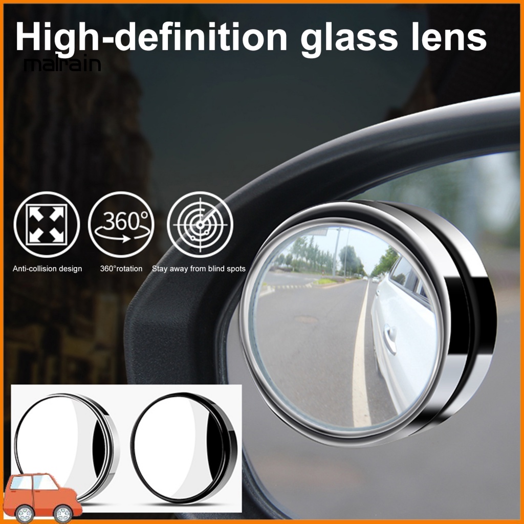 Bộ 2 Gương Chiếu Hậu Lồi Không Để Lại Dấu Vết An Toàn Cho Xe Hơi