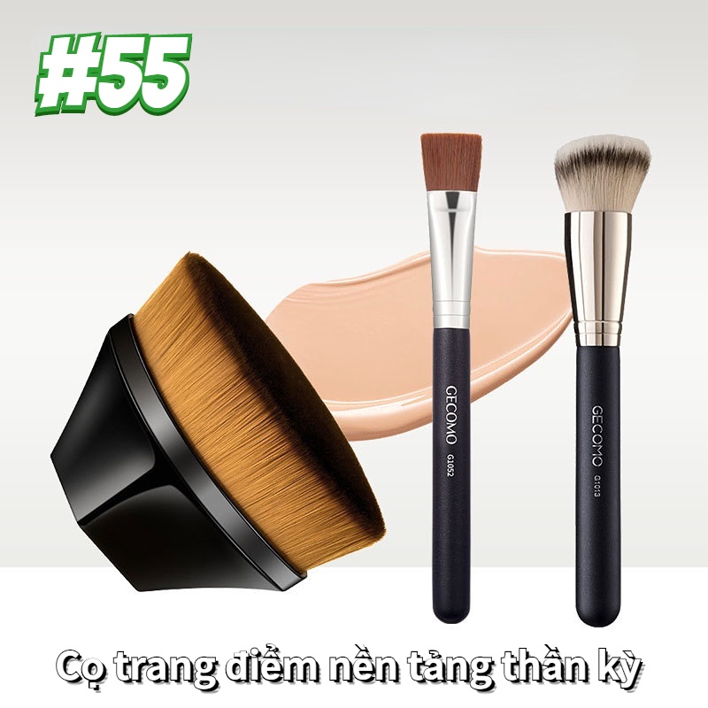 Cọ nền ma thuật số 55, cọ má hồng, cọ trang điểm lớn, chất lượng cao, không dễ rụng lông