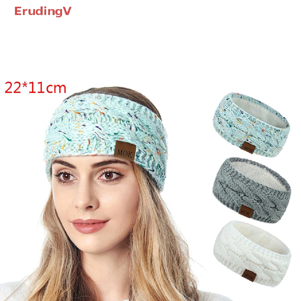 [ErudingV] Băng Đô Len Dệt Kim Rộng Giữ Ấm Tai Mùa Đông [Mới]