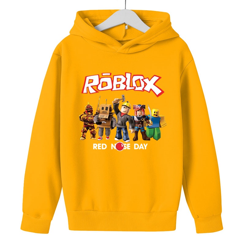 Áo Hoodie In Hoạt Hình Roblox 2023 Vui Nhộn Cho Bé
