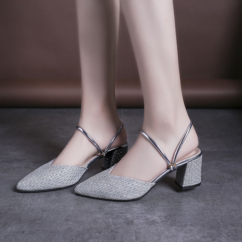 Giày Sandal Cao Gót Hở Ngón Thời Trang Mùa Hè Dành Cho Nữ