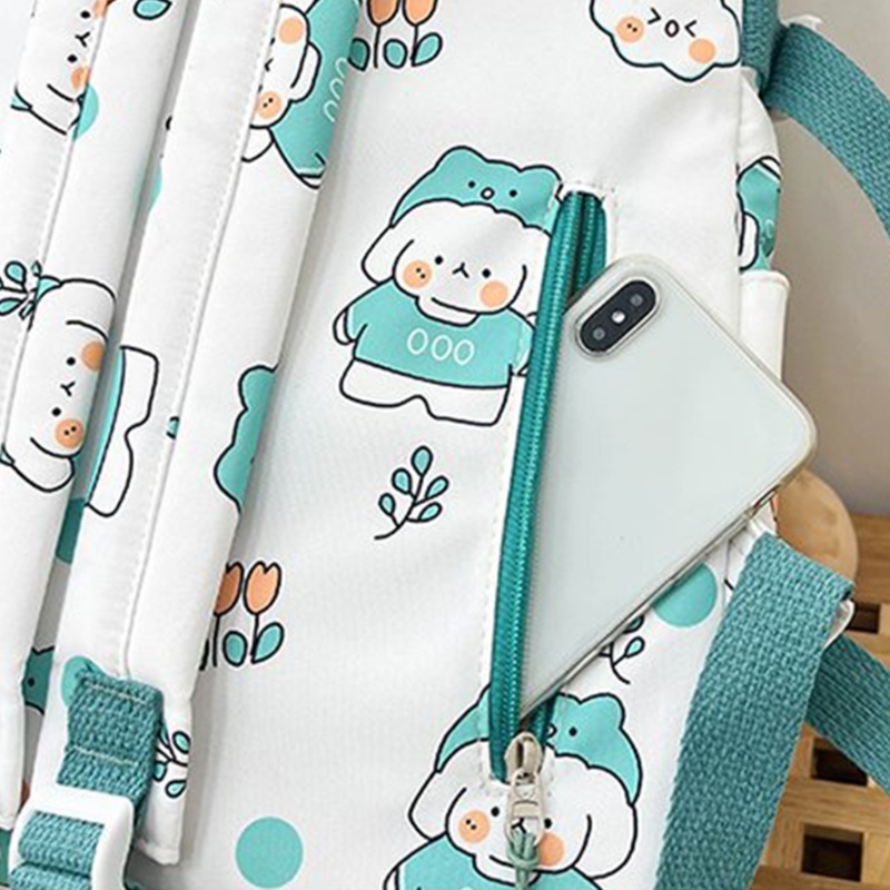 Ba Lô Đi Học Họa Tiết Hoạt Hình Xinh Xắn Dành Cho Nữ