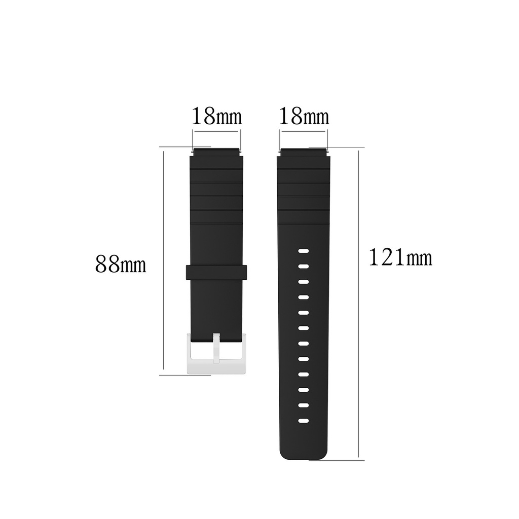 Dây Đeo Thay Thế Bằng Silicon 18mm Cho Xiaomi Mibro GS