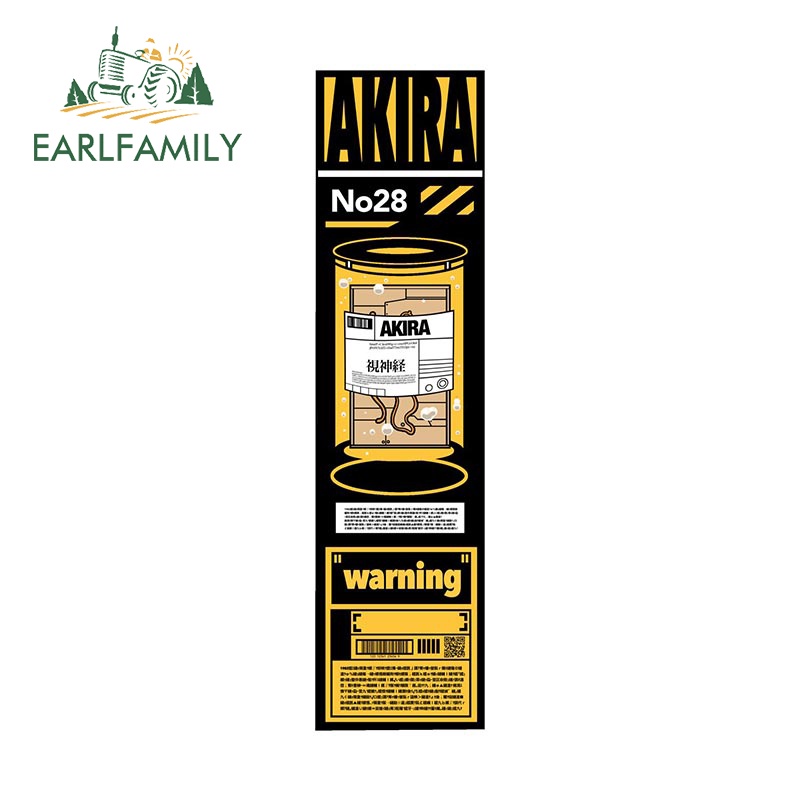 Hình dán chống thấm nước 13cmx3.3cm họa tiết hoạt hình Nhật trang trí xe hơi/ mũ bảo hiểm/ laptop