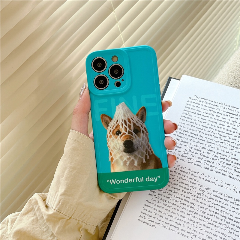 Hoạt Hình Ốp Điện Thoại Mềm Hình Cún Dễ Thương Cho iphone15 15pro 15promax 14promax 14 14pro 13 13pro 13promax 12 12pro 12promax 11
