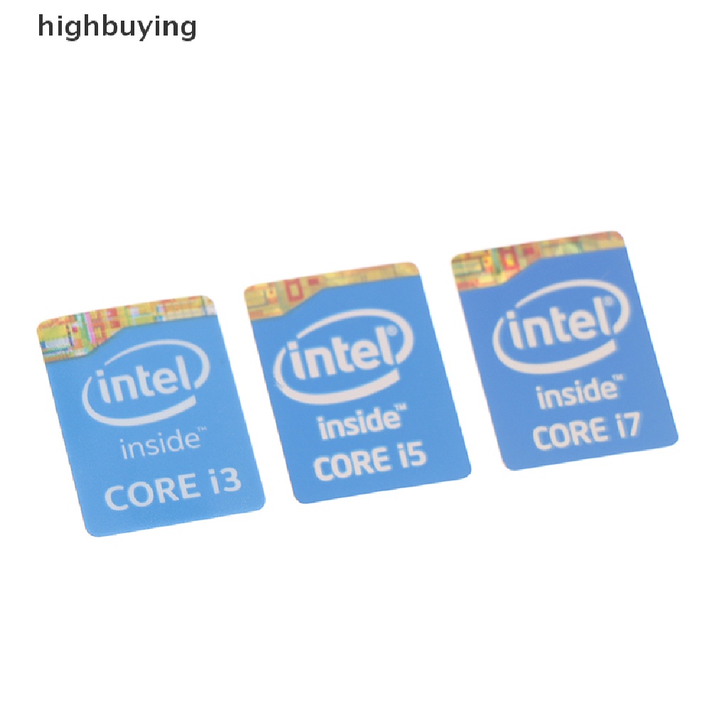 Set 5 MiếNg DáN 4th Generation Intel Core I3 I5 I7 Trang Trí Sổ Tay