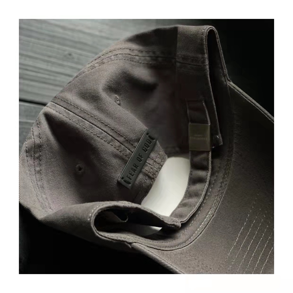 Mũ Lưỡi Trai ESSENTIALS  Vải Cotton Mềm Thêu Số 7 Thời Trang Cho Nam Và Nữ