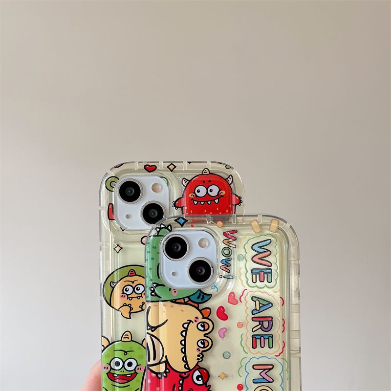 Ốp Điện Thoại TPU Dẻo Họa Tiết Hoạt Hình Dễ Thương Chống Sốc Cho IPhone 14 13 11 12 Pro XS Max X XR 7 + 8 Plus