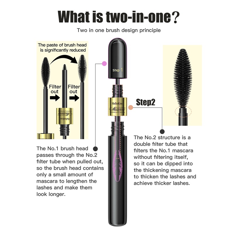 Mascara Màu Đen Chuốt Mi Cong Vút Và Dày Hơn Hiệu Quả