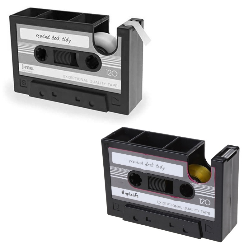 Giá Đỡ Cọ Trang Điểm / Bút Vẽ Kèm Hộp Đựng Băng Keo Tiện Dụng