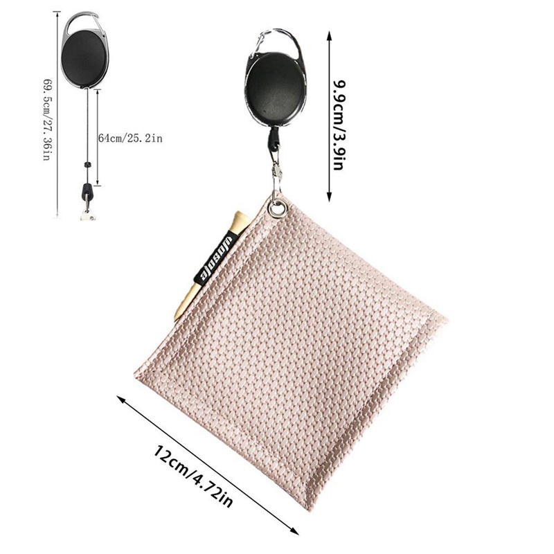 1 Khăn Lau Gậy Đánh Golf Kèm Móc Gài Thấm Hút Nước Tiện Dụng # 1