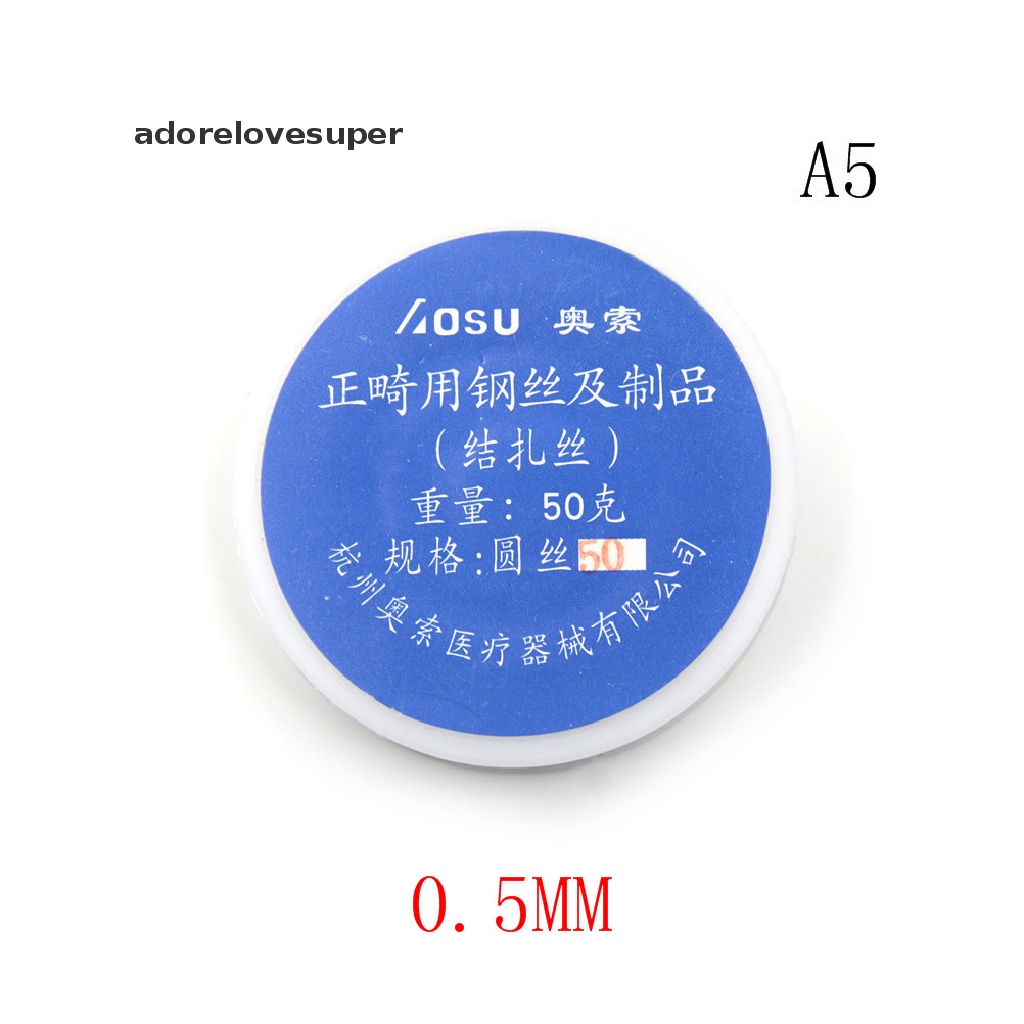 Dây Thép Không Gỉ Chỉnh Hình Răng Miệng AD1VN 0.2mm-0.5mm