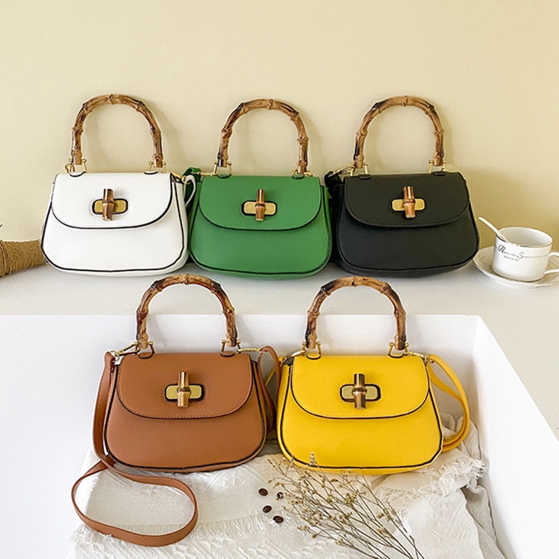 Túi Đeo Vai Bằng Tre Đơn Giản Phong Cách Cổ Điển Cho Nữ