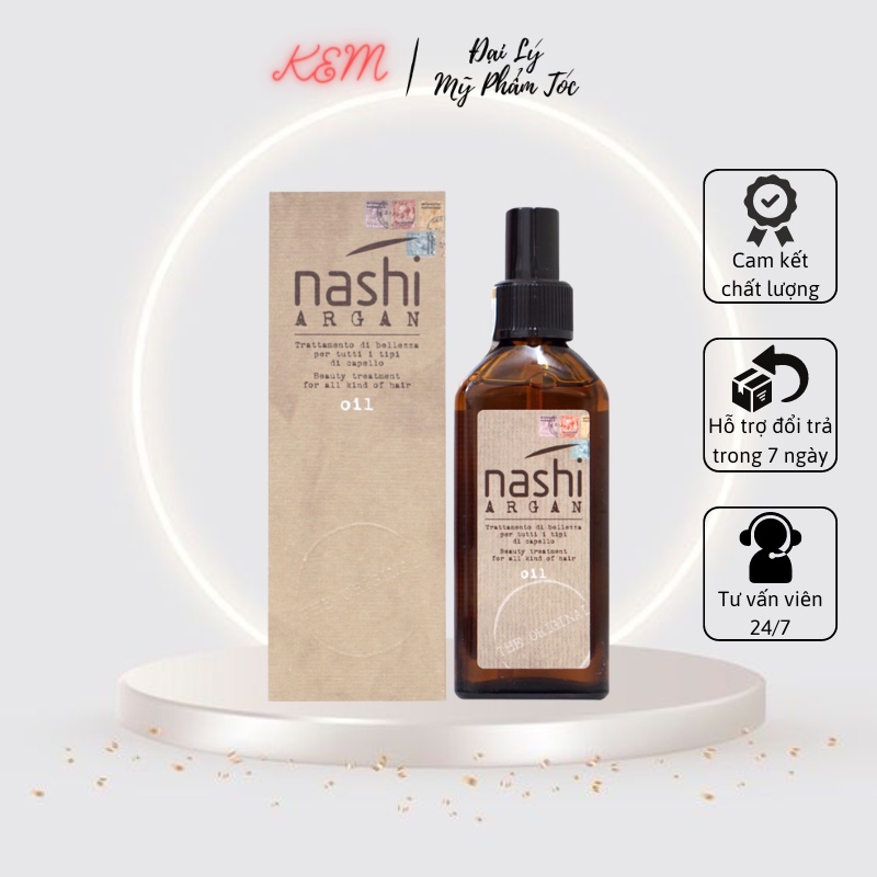 Tinh dầu dưỡng tóc NASHI ARGAN 100ML siêu bóng mượt tóc NN shop
