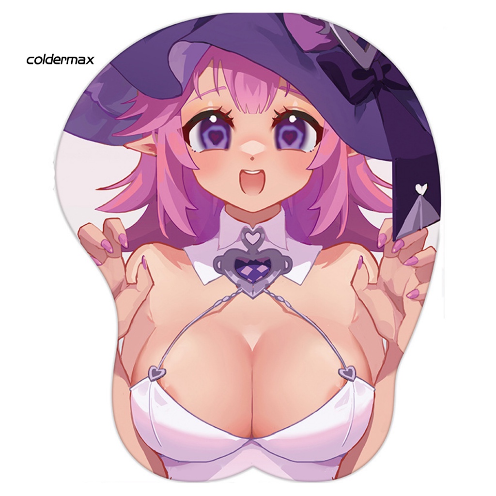 COLD Soft Mouse Wrist Pad for Home Cartoon Anime 3D Sexy Chest Mouse Pad Support Wrist