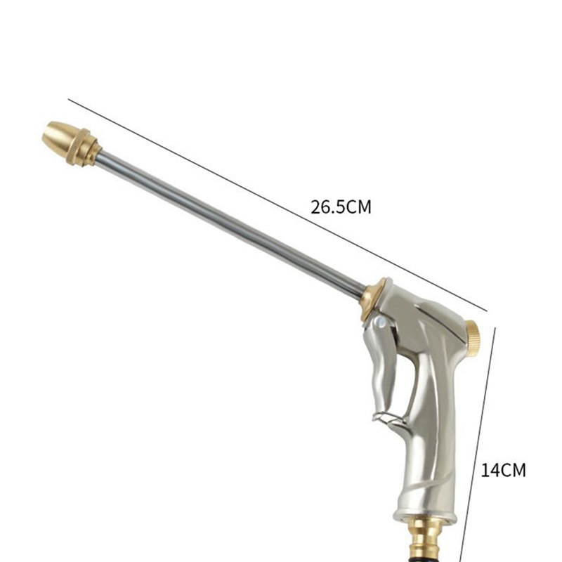 Vòi Xịt Nước Áp Suất Cao Kèm Rơ Le 3 Chấu Có Thể Điều Chỉnh Cho Xe Hơi