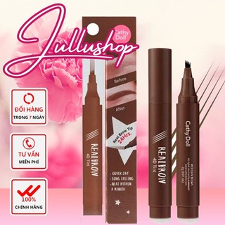 Bút vẽ chân mày phẩy sợi Cathy Doll Real Brow 4D Tint Thái Lan