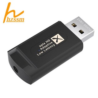 Bluetooth 5.2 audio transmitter with mic low latency 3.5mm aux for tv pc