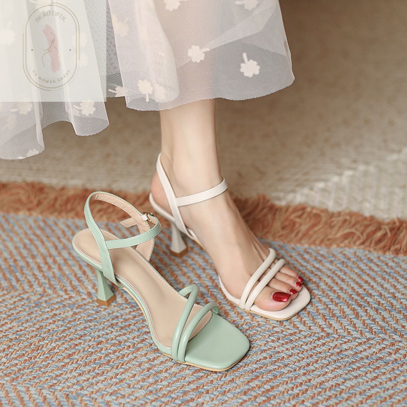 Sandal Cao Gót Phong Cách Thời Trang Mùa Hè 2023 Mới Cho Nữ