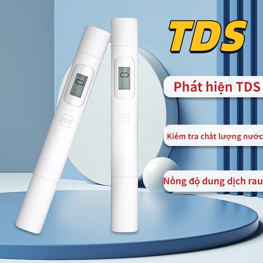 Bút thử nghiệm TDS-kiểm tra độ sạch của nước, nồng độ dung dịch rau thủy canh, bút kiểm tra chính xác cao