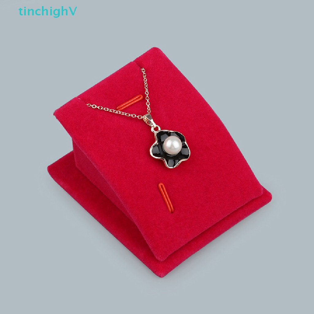 [TinchighV] Giá Đỡ Trưng Bày Trang Sức Bằng Nhung Mini Trưng Bày Mặt Dây Chuyền Có Thể Sắp Xếp Gọn Gàng [Mới]