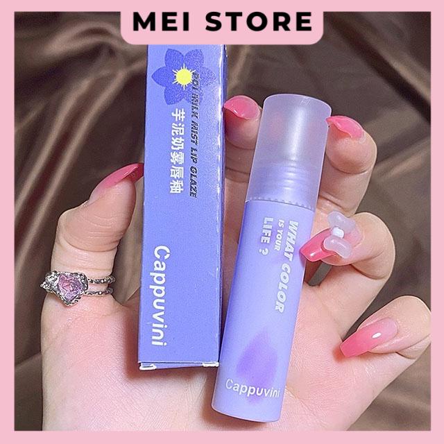 Son Kem Sữa Lì CAPPUVINI Poi Milk Lip Glaze Phiên Bản Tím CP121