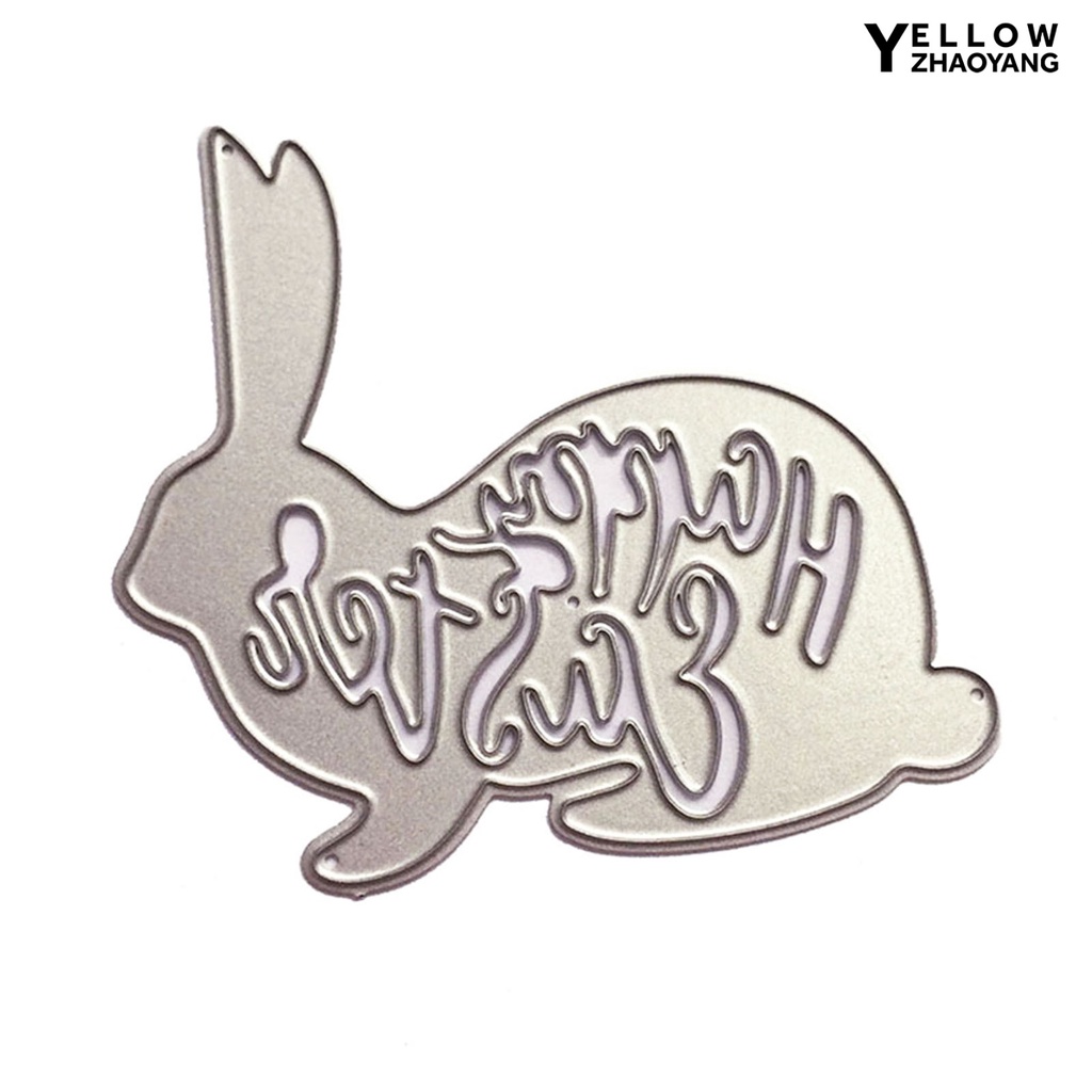 Khuôn Mẫu Cắt Thẻ Trang Trí Hình Thỏ Có Thể Tái Sử Dụng