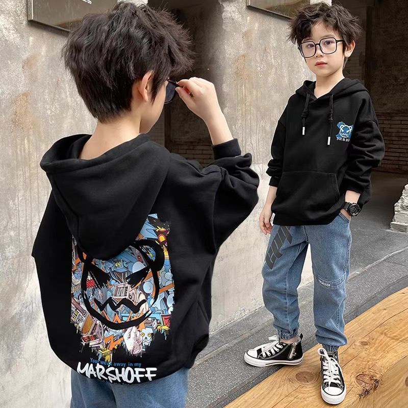 Áo Hoodie Thời Trang Hàn Quốc 2023 Cá Tính Cho Bé Trai
