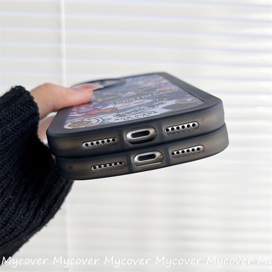 Ốp Điện Thoại Chống Sốc In Hình One Piece Cho iPhone 14 13 12 11 Pro Max Xs XR X 8 7 6 Plus SE 2020