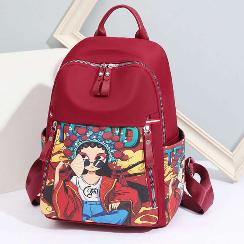 Ba Lô In Họa Tiết Thời Trang Dành Cho Nữ