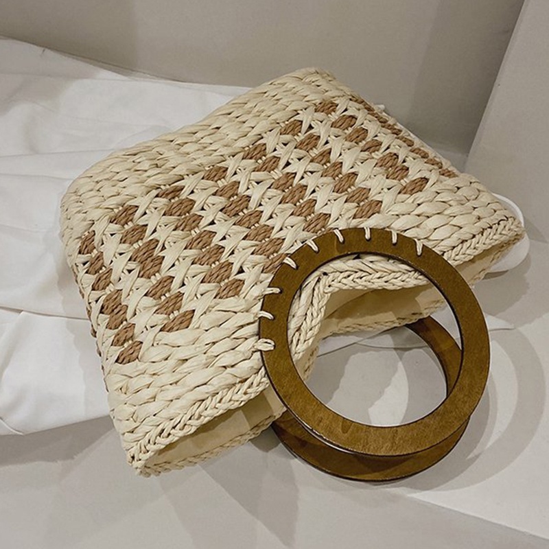 Ielgy Túi Xách Rơm Dệt Thiết Kế Hình Rau Củ Quả niche Dễ Phối Đồ Cho Nữ