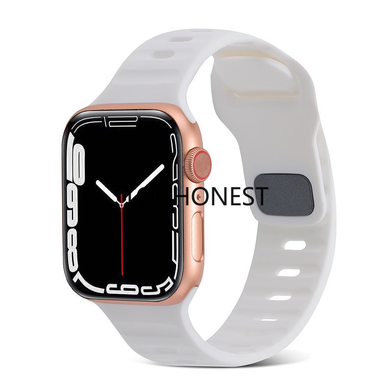 Dây Đeo Thay Thế Bằng Silicon Cho Đồng Hồ Thông Minh Apple Watch Ultra 49mm Series 4 5 6 SE 44mm 40mm 8 7 3 2 1 45mm 41mm 42mm 38mm