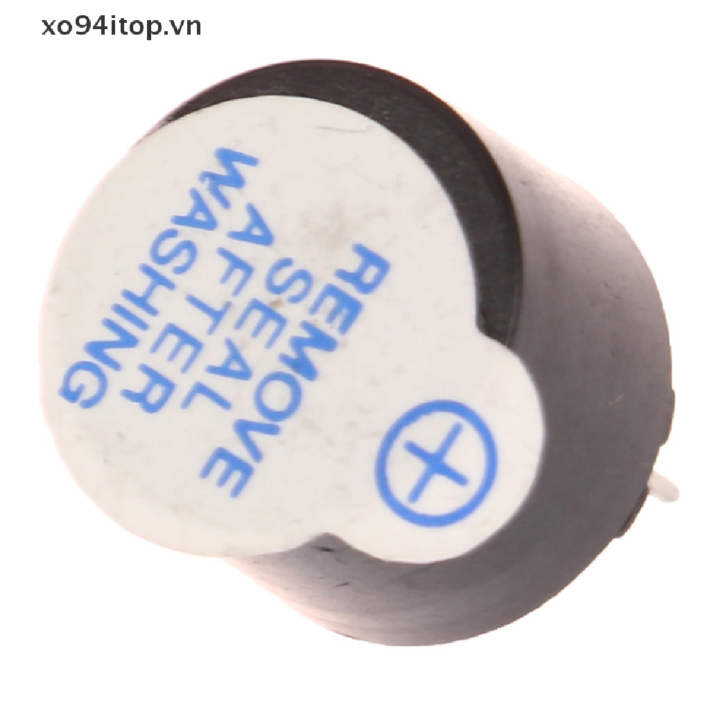 XOITOP 10PCS Active Buzzer 5V Magnetic Long Conous Beep Tone 12095 Mini Plug Speaker VN