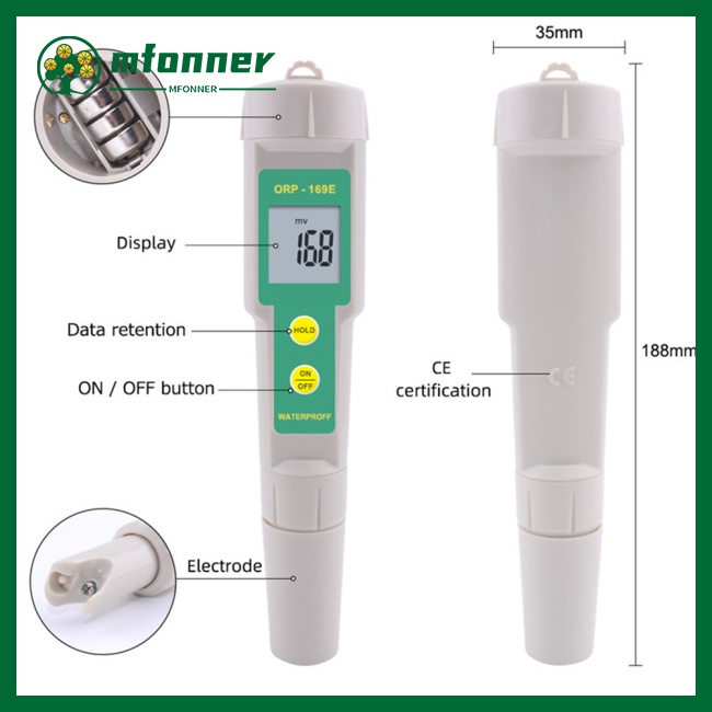 Bút Kiểm Tra Nồng Độ Oxy Trong Nước Mfonner Orp-169e