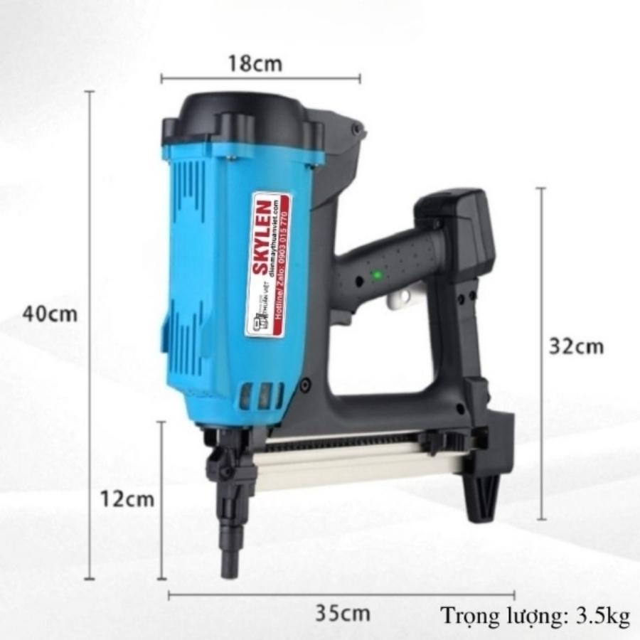 Máy bắn đinh bê tông (súng bắn đinh) GAS thế hệ mới tặng kèm 1000 đinh