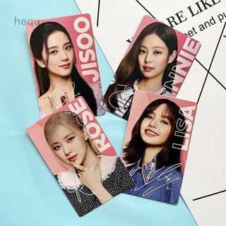 Set 4 thẻ hình các thành viên nhóm black pink oreo