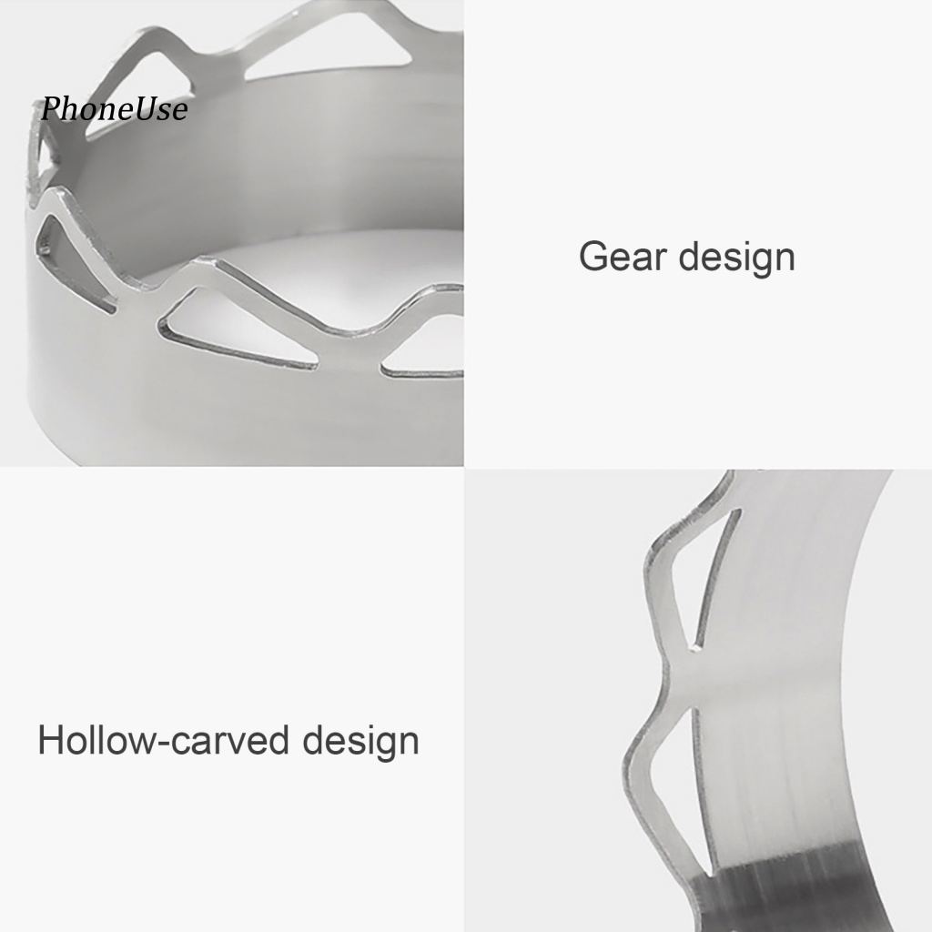 Pu Vòng Chắn Gió Bằng Thép Không Gỉ Khối Lượng Nhẹ Tiết Kiệm Năng Lượng Cho Bếp Gas