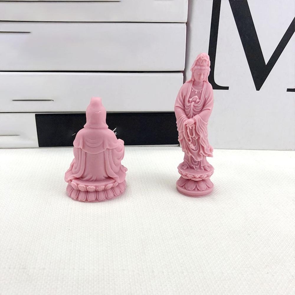 Khuôn Silicone Làm Xà Phòng Hình Tượng Phật Bằng Resin