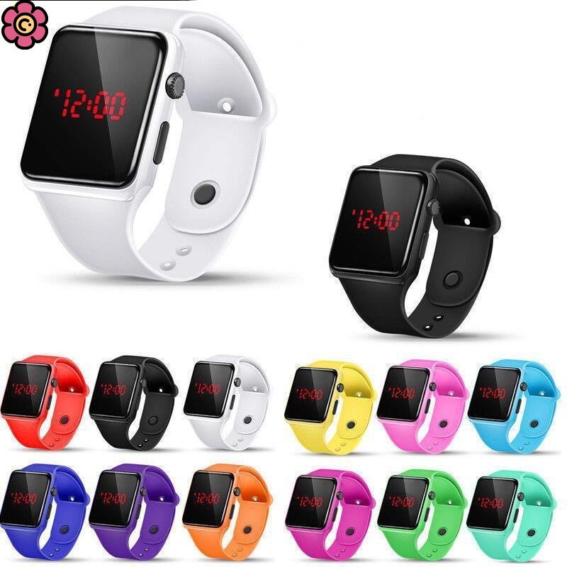 Đồng Hồ Điện Tử Mặt Vuông Có Đèn LED SJHY0303 CRD