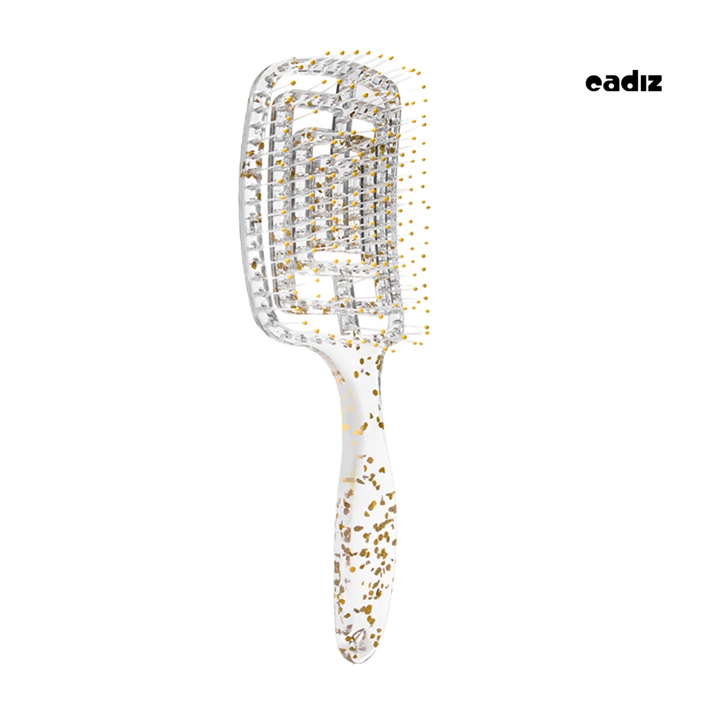 Lược Chải Tóc Tạo Kiểu Chống Tĩnh Điện Thiết Kế Dạng Cong Bằng Nhựa