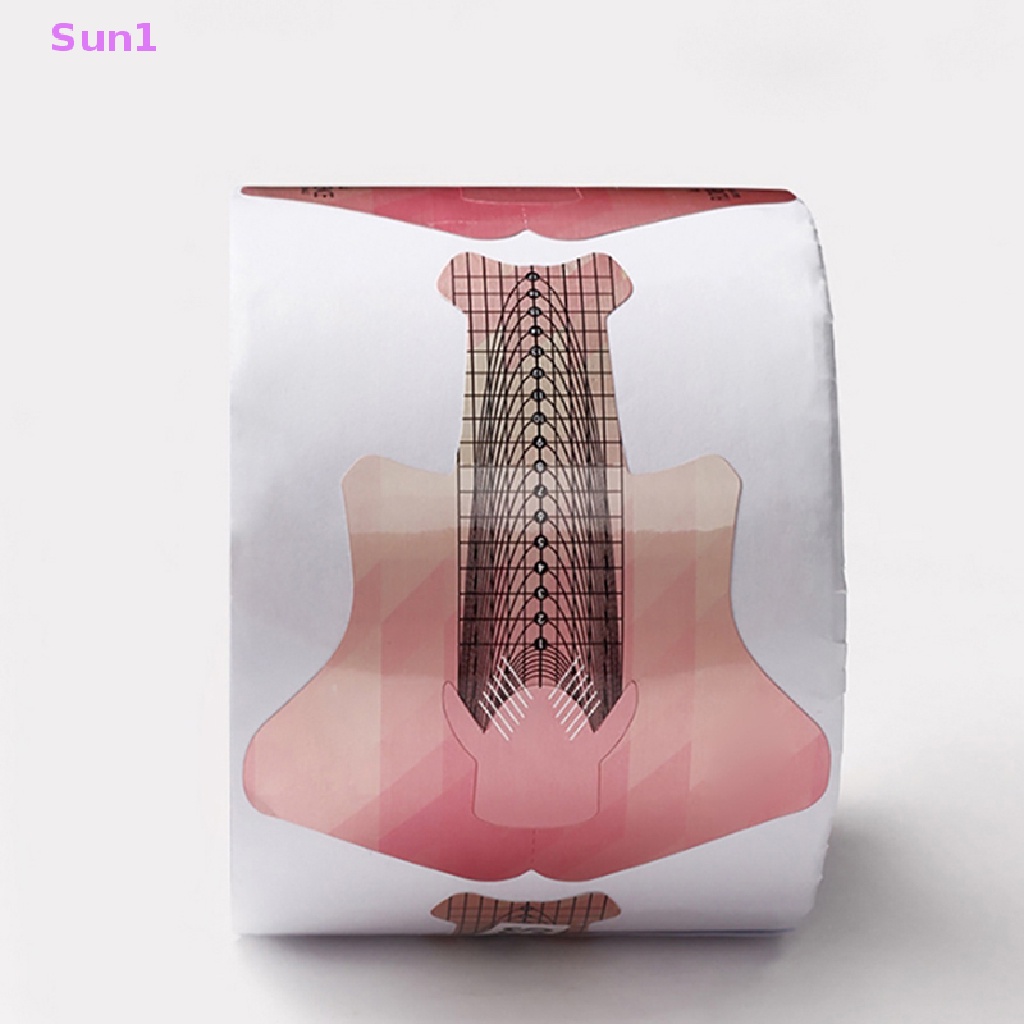 Set 100 / 300 Tờ Giấy Hỗ Trợ Nối Dài Móng Tiện Dụng