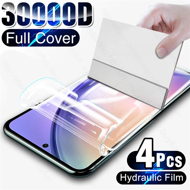 4PCS 30000D Soft Hydrogel Film Screen Protector For Samsung Galaxy A54 A 54 5G 2023 Not Tempered Glass Samung A54 SM-A546B 6.4"
