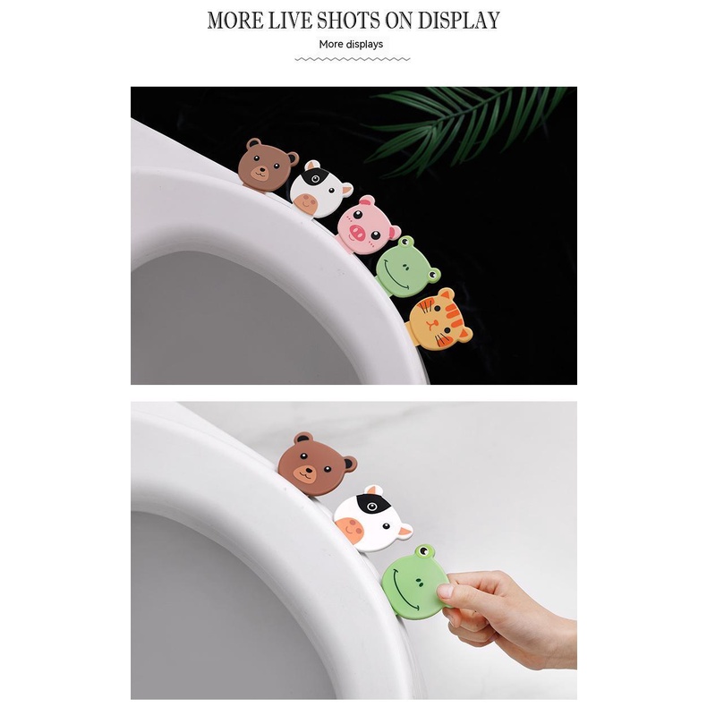 Dụng Cụ Tháo Nắp Bồn Cầu Họa Tiết Hoạt Hình Tiện Dụng