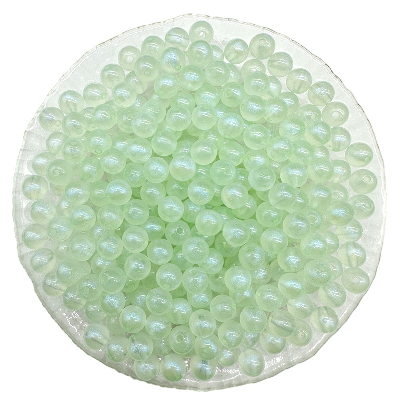 Hạt Xâu Chuỗi Bằng Acrylic 6mm / 8mm Dùng Làm Trang Sức DIY