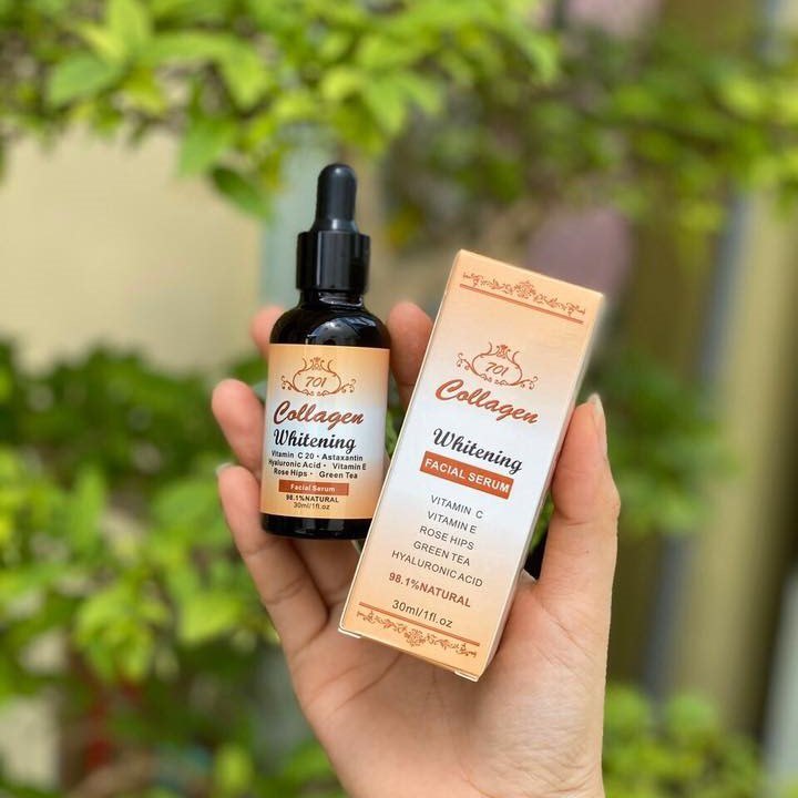 Serum dưỡng trắng loại bỏ thâm nám s.ẹo mụn 701 Collagen Whitening