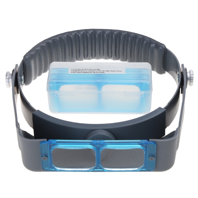 Kính Lúp Đeo Đầu Phóng Đại 4 Bóng LED